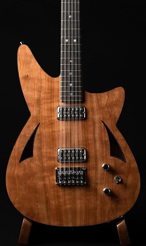 12-string electric guitar, Druid, cherry