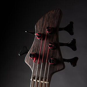 Bass guitar headstock