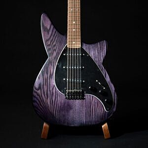 12 string druid with 3 single coil pickups, purple ash