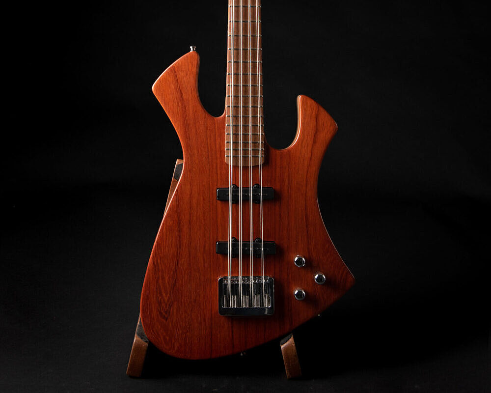 padauk 8 string bass shaman double cutaway